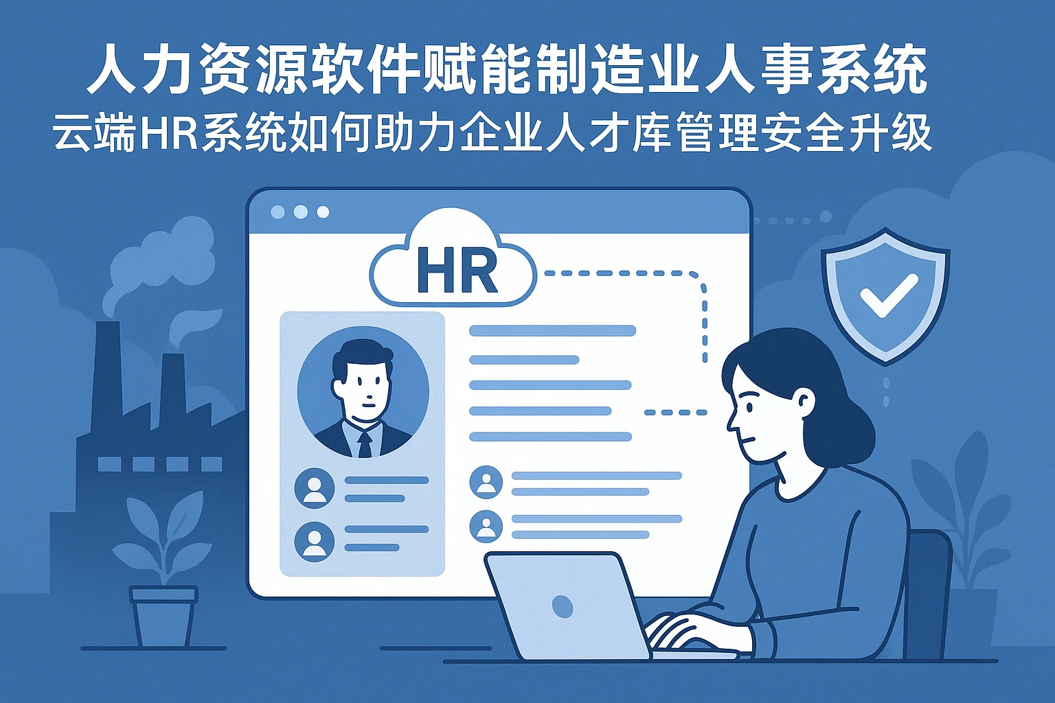 人力资源软件赋能制造业人事系统，云端HR系统如何助力企业人才库管理安全升级