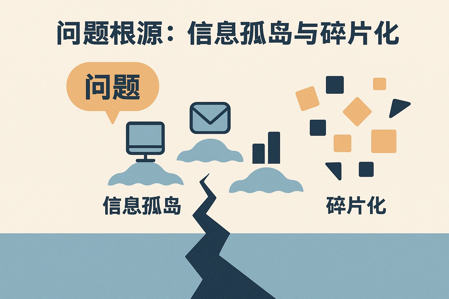 问题根源：信息孤岛与碎片化