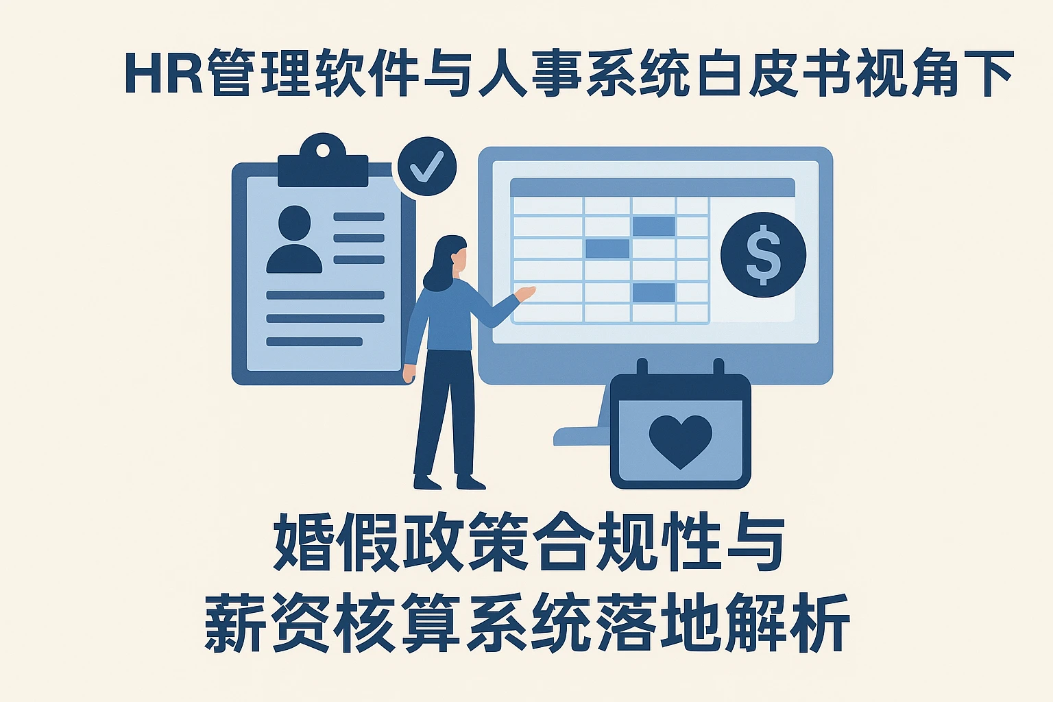 HR管理软件与人事系统白皮书视角下：婚假政策合规性与薪资核算系统落地解析
