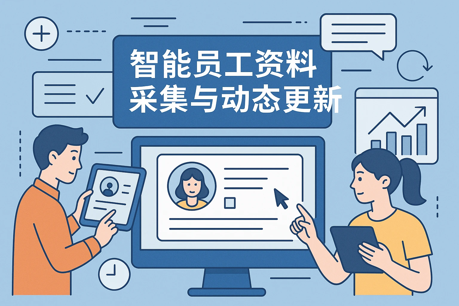 智能员工资料采集与动态更新