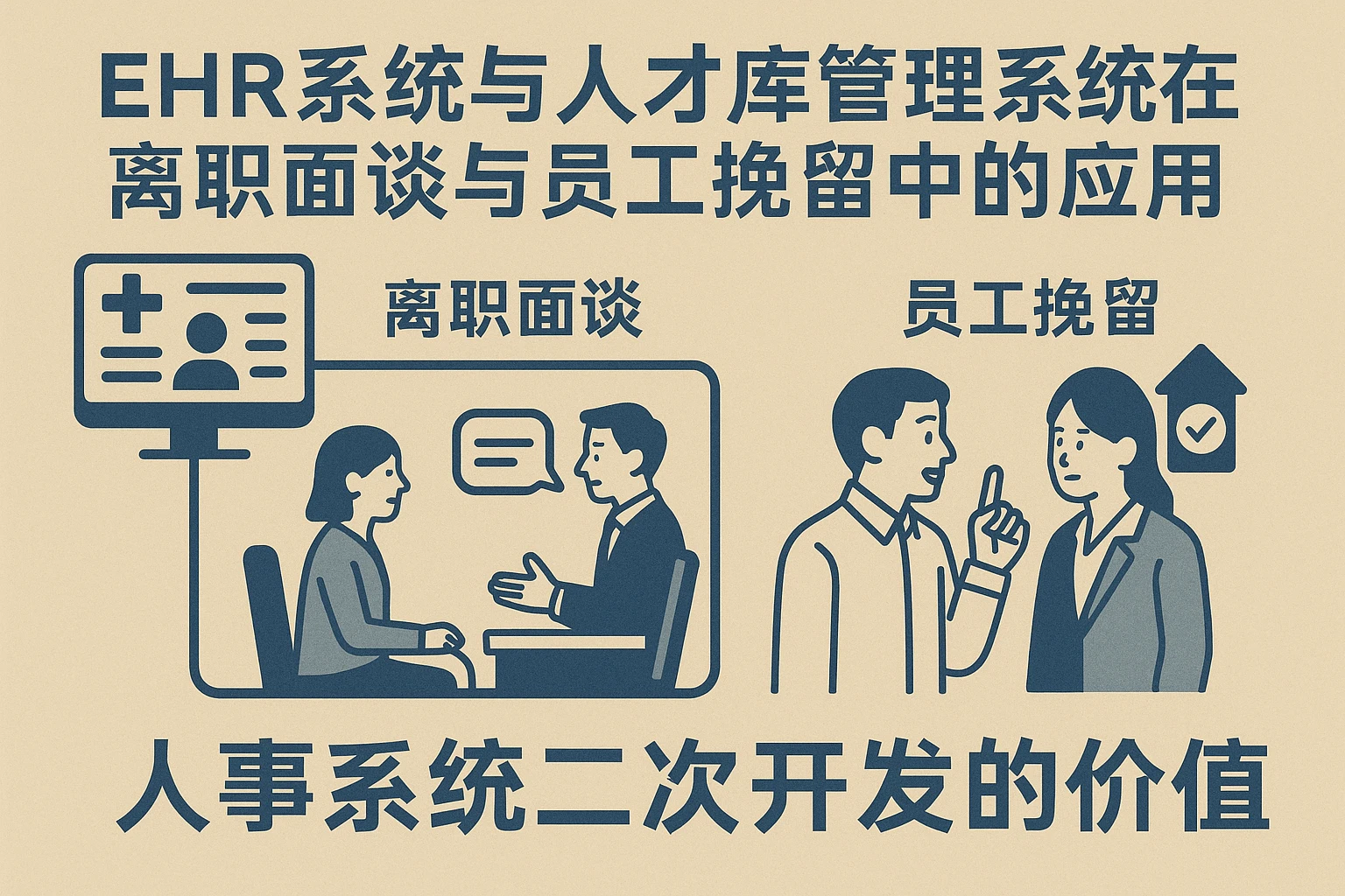 EHR系统与人才库管理系统在离职面谈与员工挽留中的应用与人事系统二次开发的价值