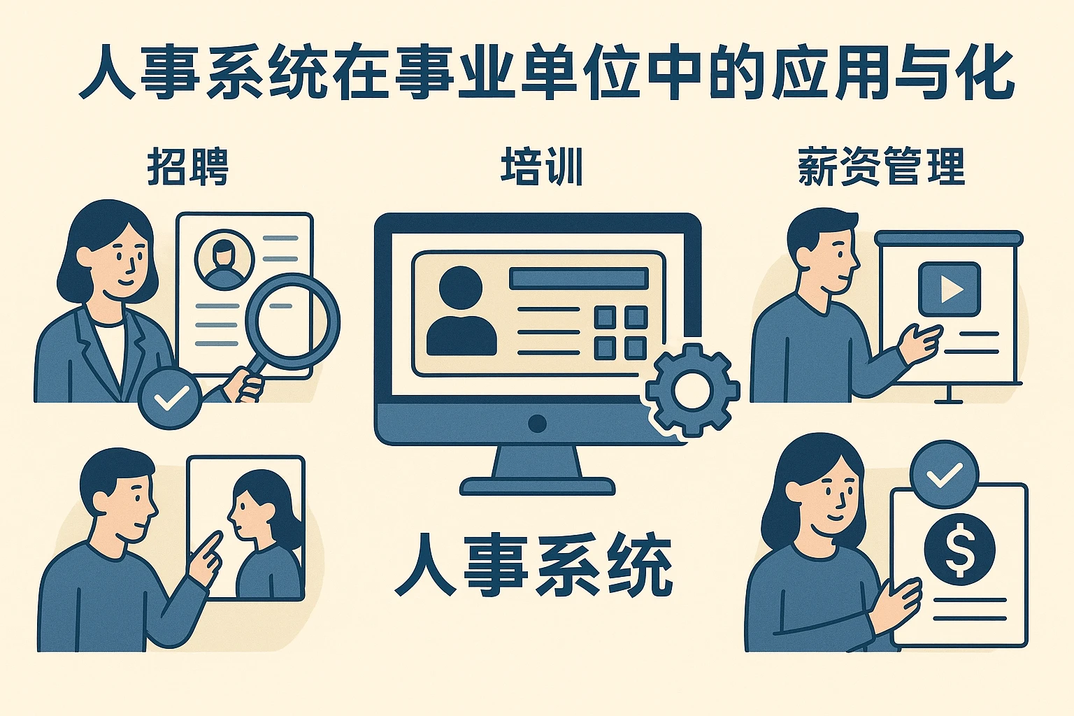 人事系统在事业单位中的应用与优化：聚焦招聘、培训与薪资管理系统