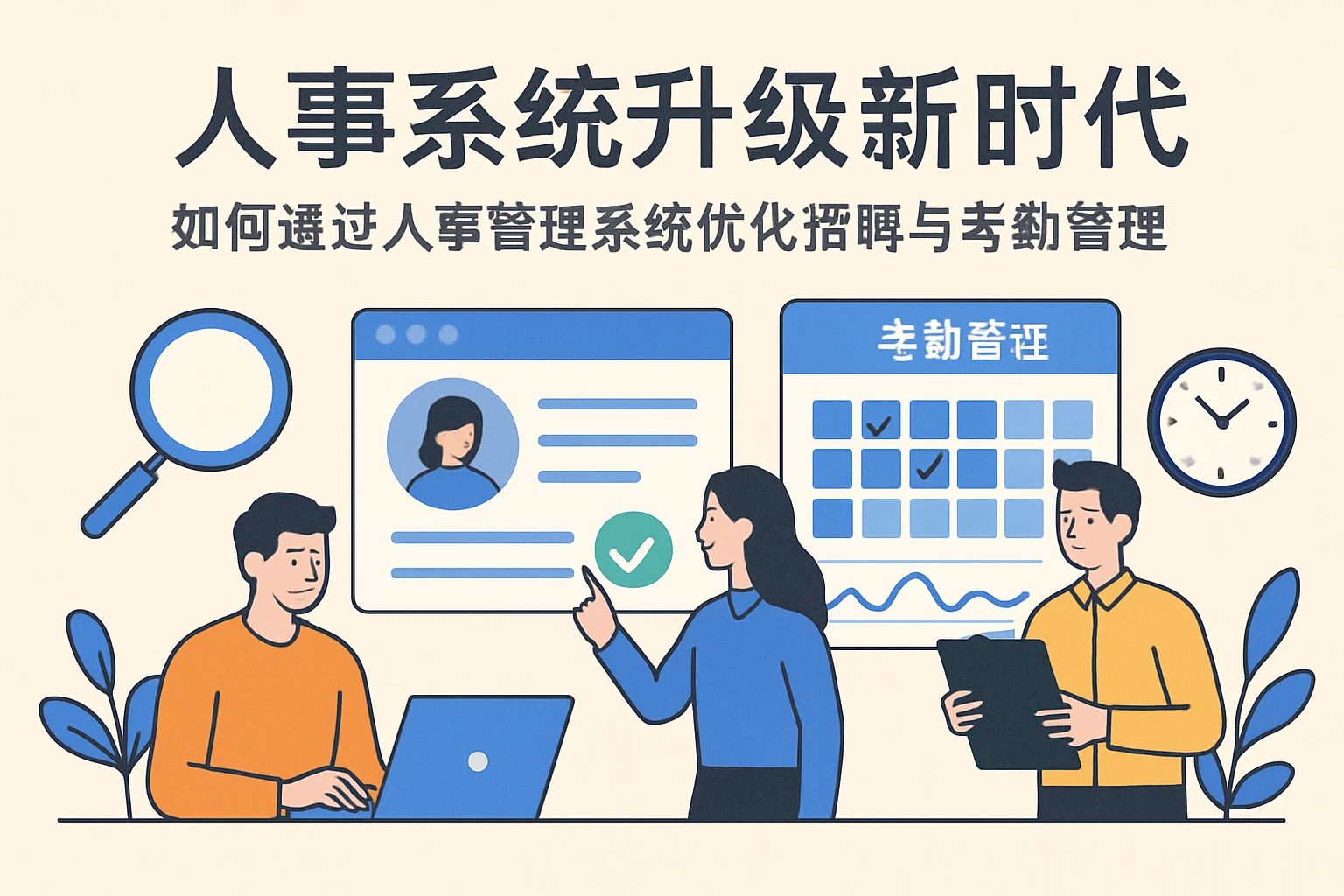 人事系统升级新时代：如何通过人事管理系统优化招聘与考勤管理