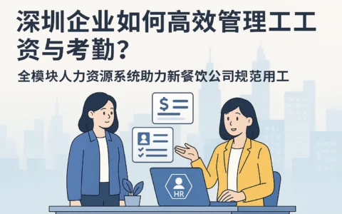 深圳企业如何高效管理员工工资与考勤？全模块人力资源系统助力新餐饮公司规范用工
