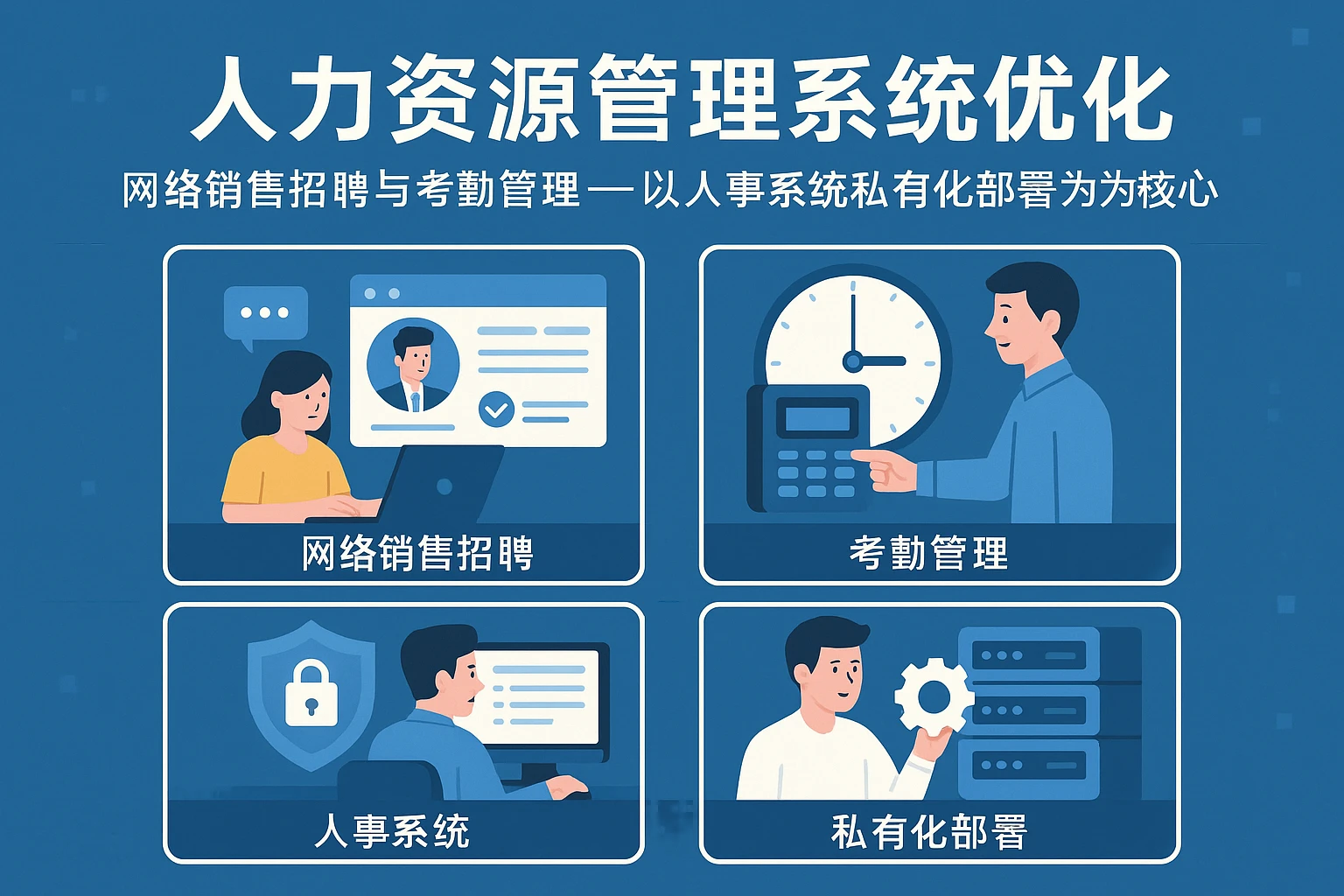 人力资源管理系统优化网络销售招聘与考勤管理——以人事系统私有化部署为核心