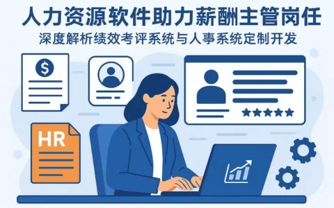 人力资源软件助力薪酬主管岗位胜任——深度解析绩效考评系统与人事系统定制开发