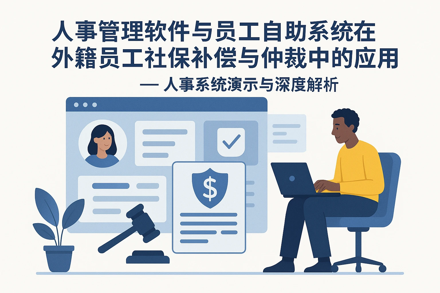 人事管理软件与员工自助系统在外籍员工社保补偿与仲裁中的应用 —— 人事系统演示与深度解析