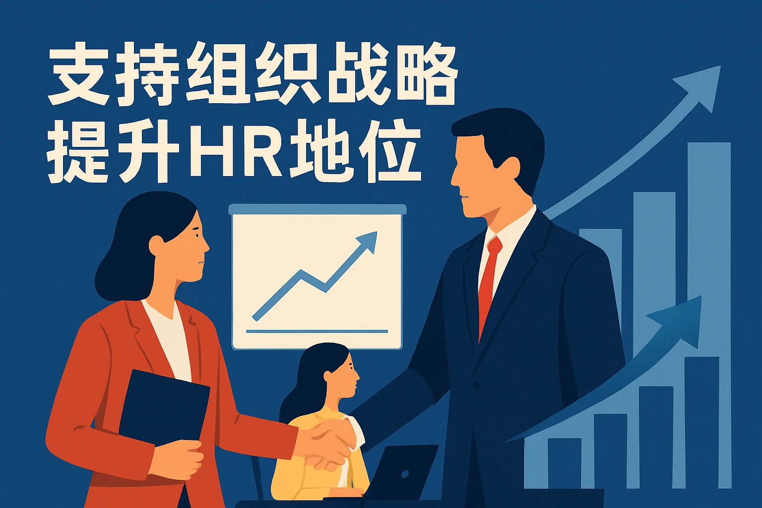 支持组织战略，提升HR地位