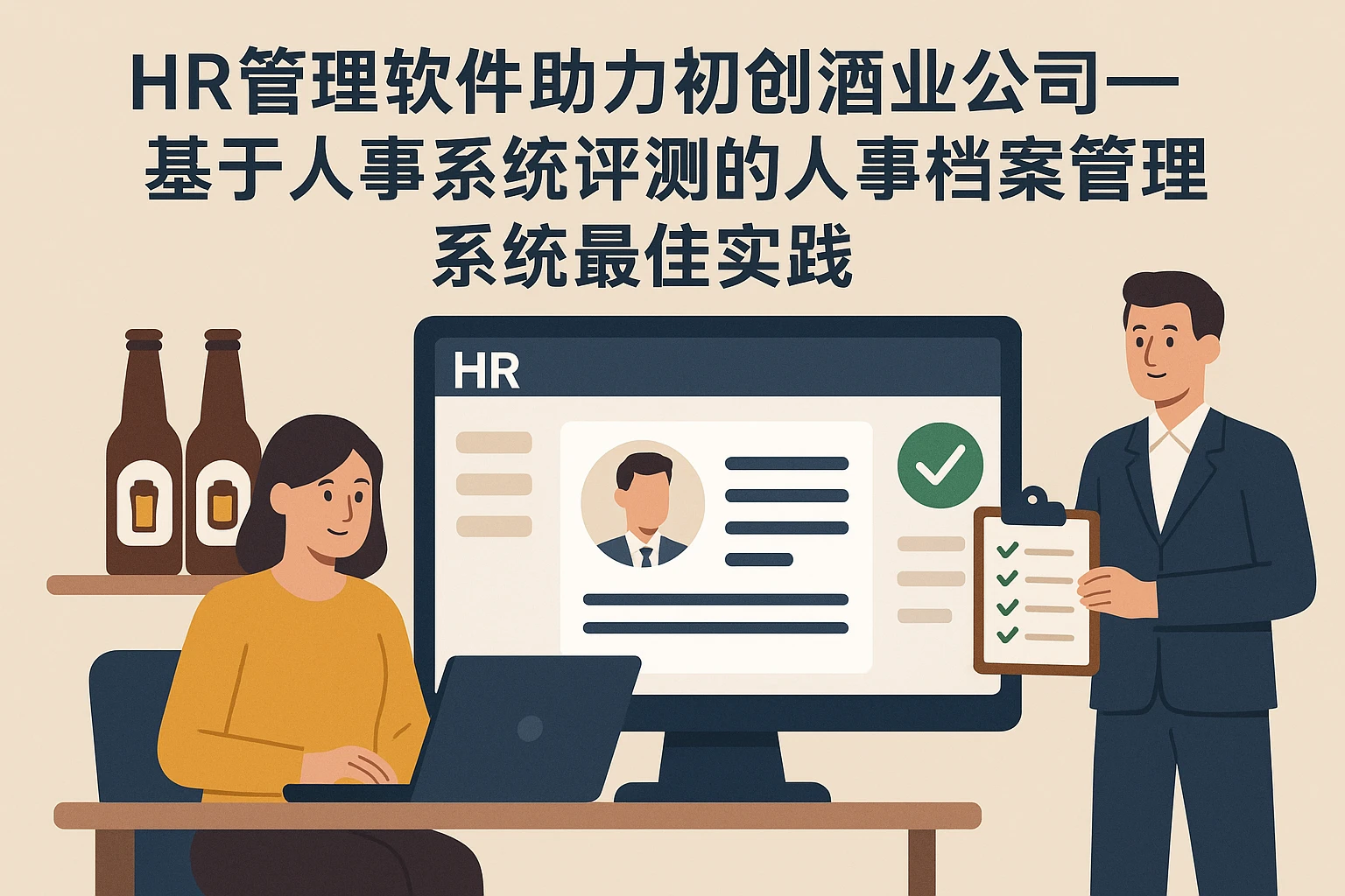 HR管理软件助力初创酒业公司——基于人事系统评测的人事档案管理系统最佳实践