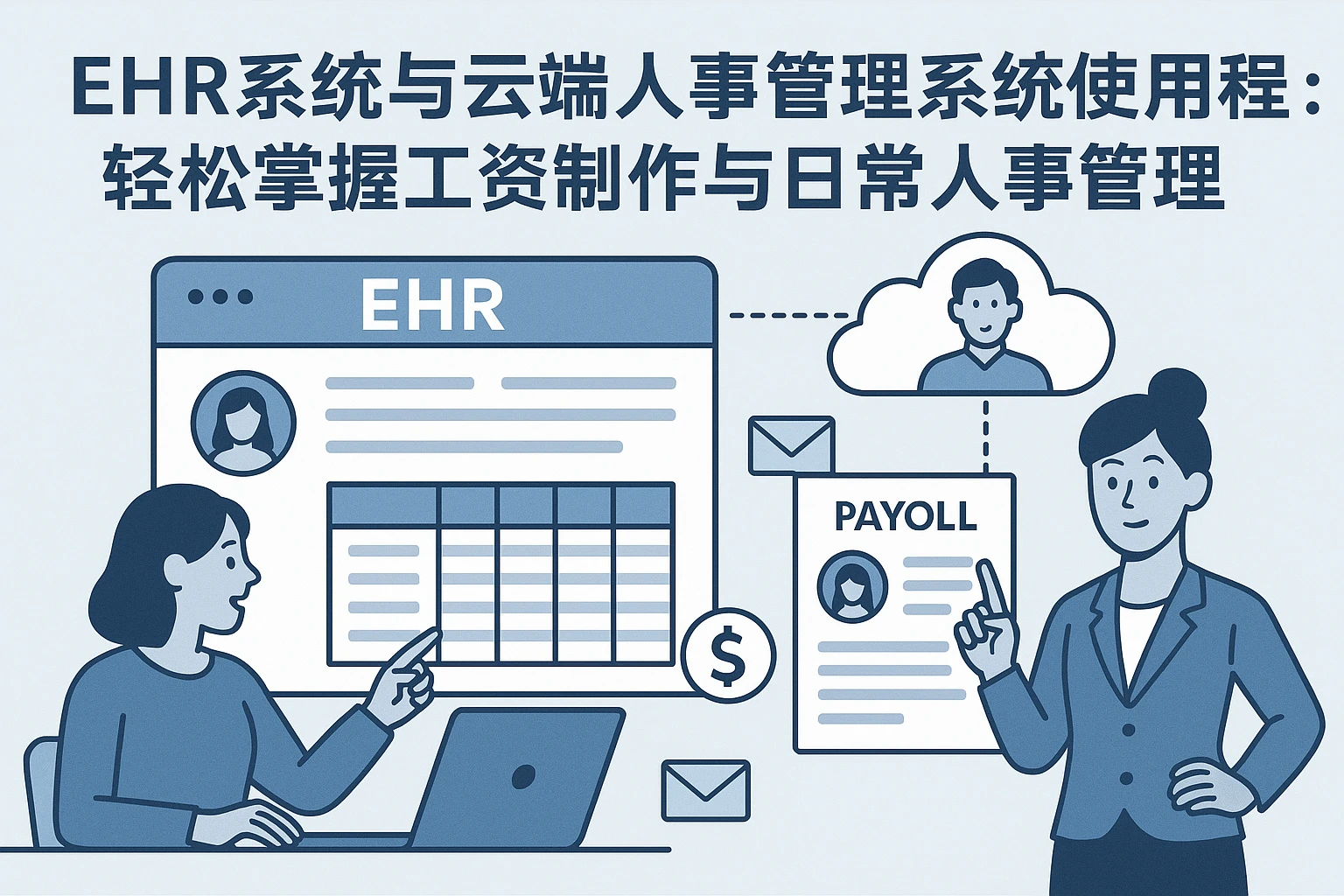 EHR系统与云端人事管理系统使用教程：轻松掌握工资制作与日常人事管理