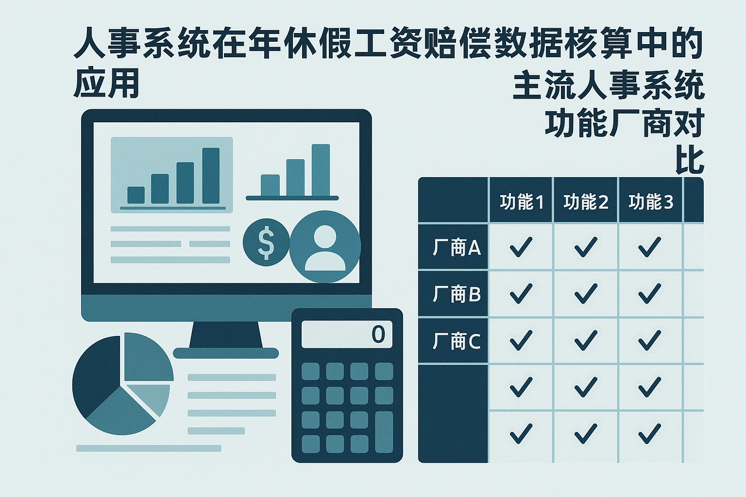 人事系统在年休假工资赔偿数据核算中的应用与主流人事系统功能厂商对比