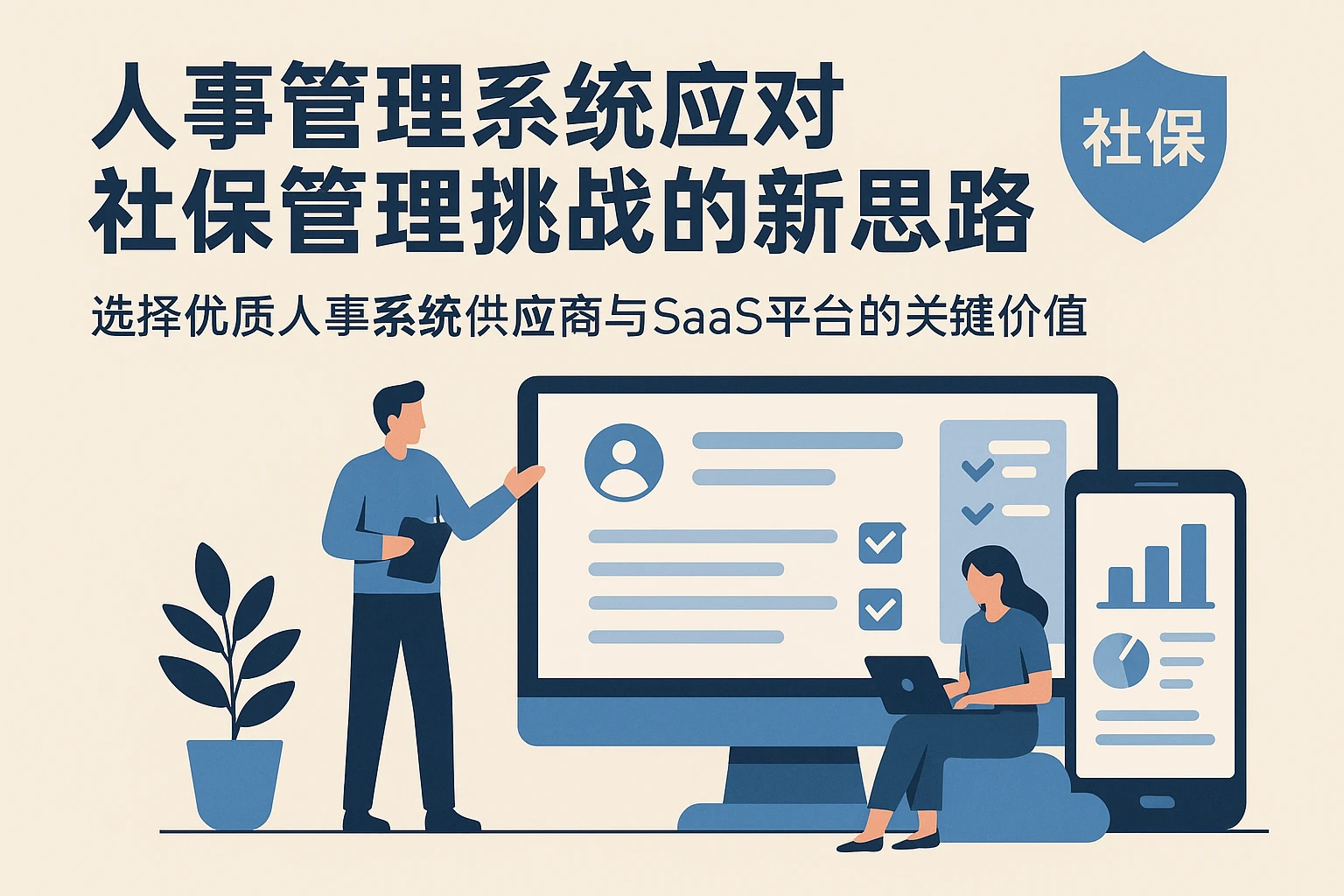 人事管理系统应对社保管理挑战的新思路 —— 选择优质人事系统供应商与SaaS平台的关键价值