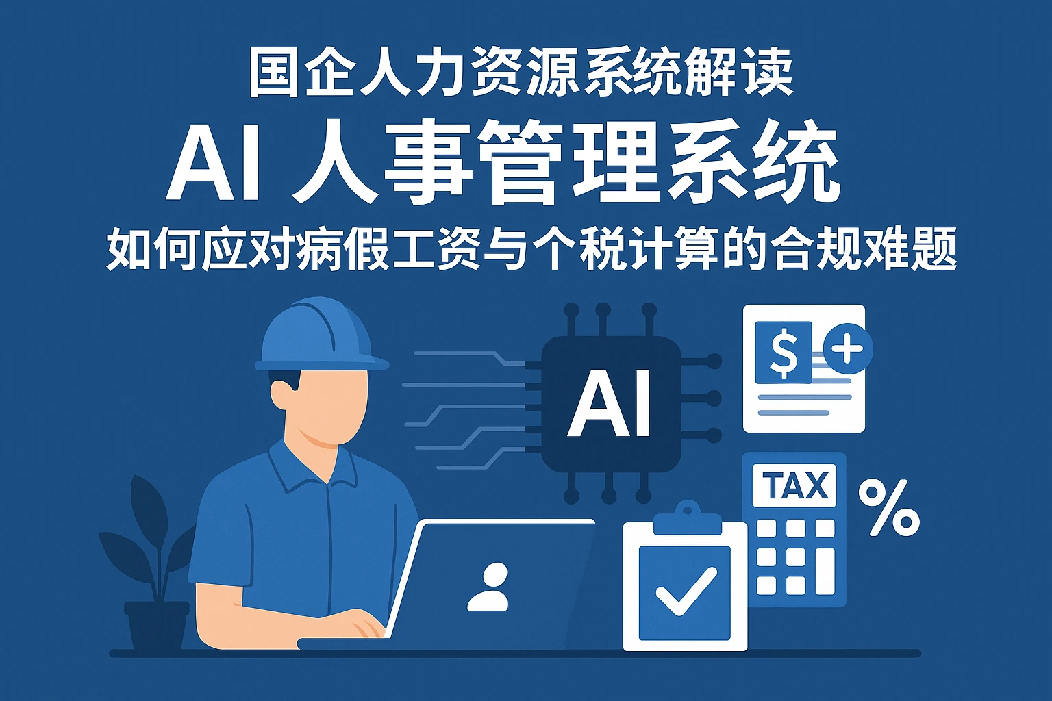 国企人力资源系统解读：AI人事管理系统如何应对病假工资与个税计算的合规难题