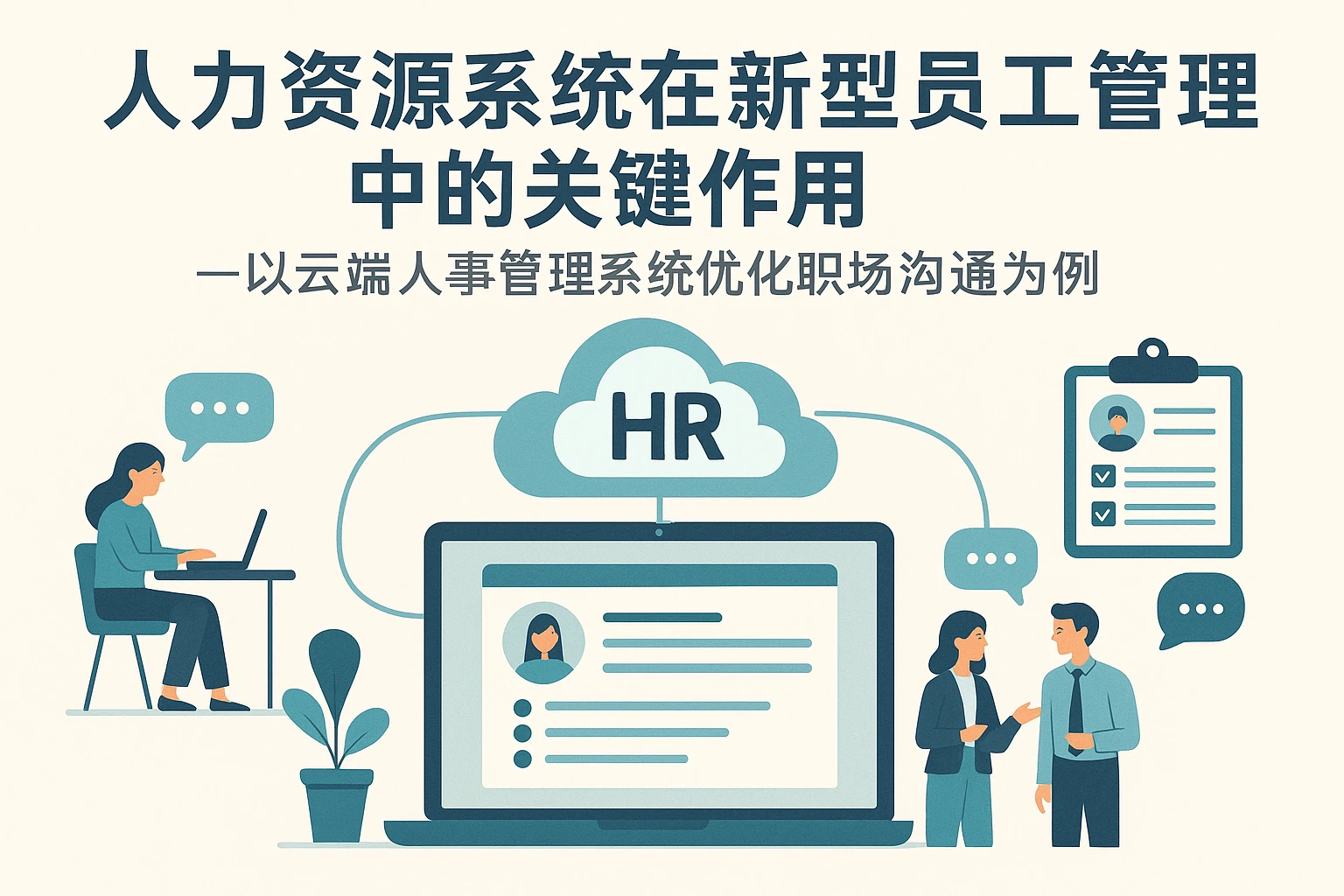 人力资源系统在新型员工管理中的关键作用——以云端人事管理系统优化职场沟通为例