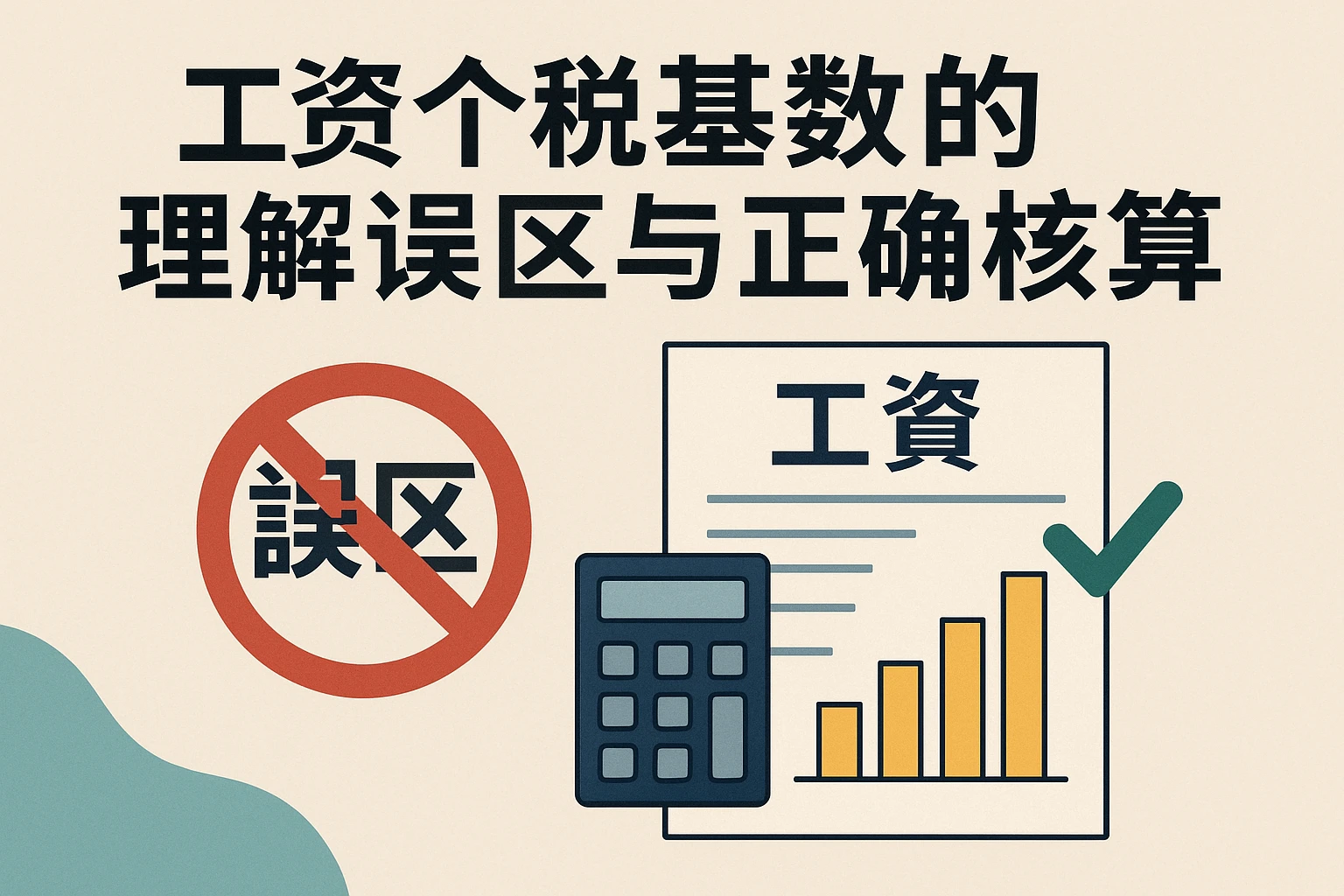 工资个税基数的理解误区与正确核算