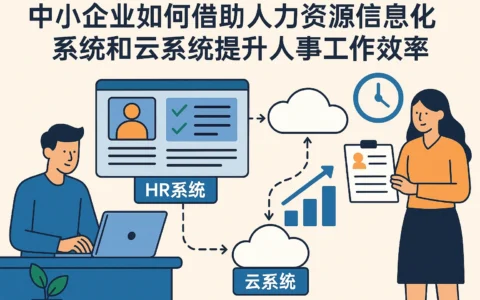 中小企业如何借助人力资源信息化系统和云系统提升人事工作效率