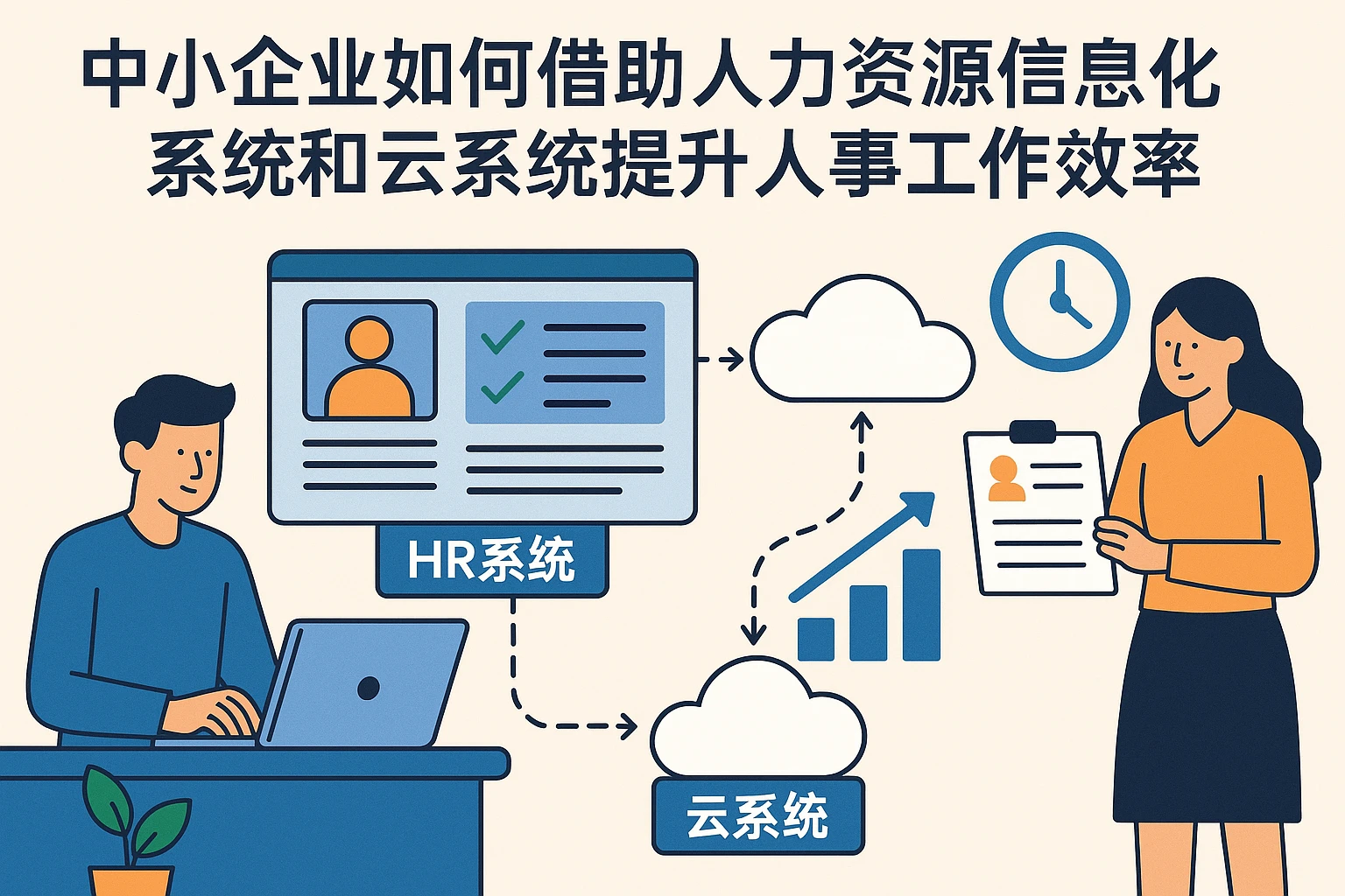 中小企业如何借助人力资源信息化系统和云系统提升人事工作效率