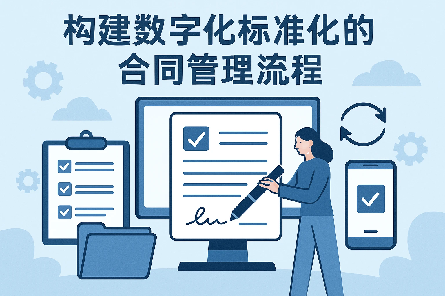 构建数字化标准化的合同管理流程
