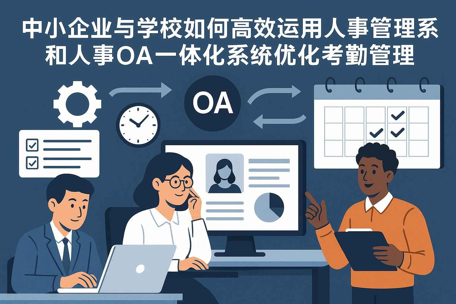 中小企业与学校如何高效运用人事管理系统和人事OA一体化系统优化考勤管理