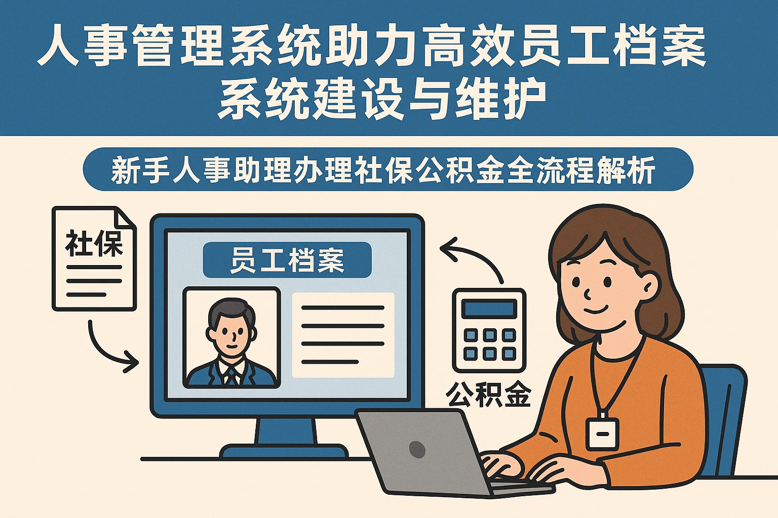 人事管理系统助力高效员工档案系统建设与维护——新手人事助理办理社保公积金全流程解析