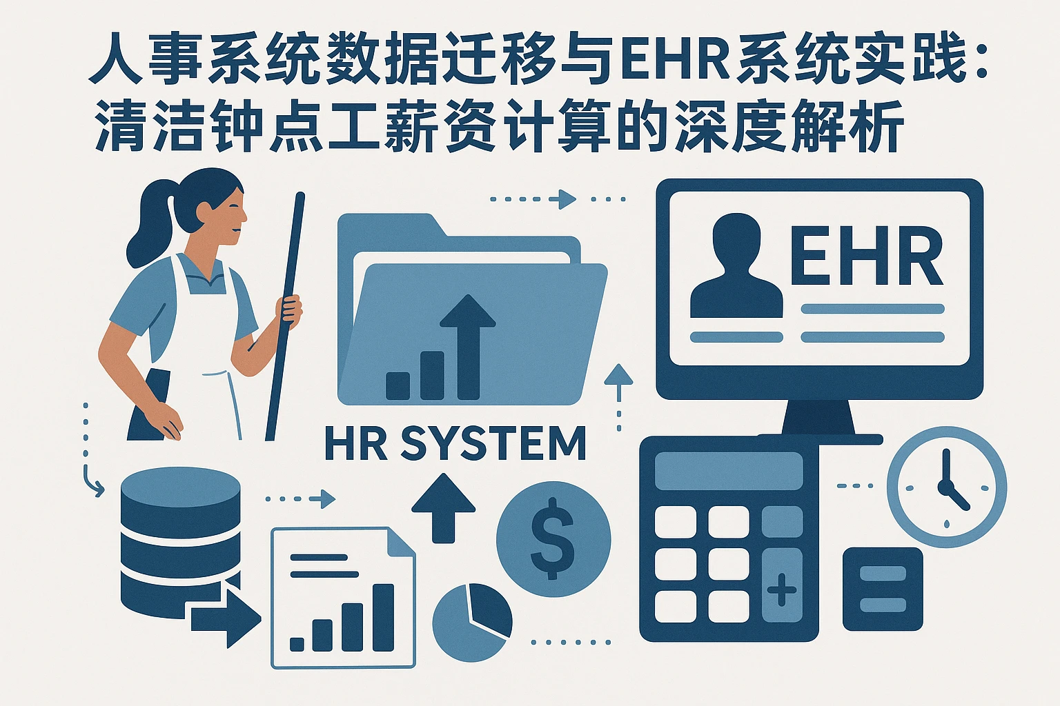 人事系统数据迁移与EHR系统实践：清洁钟点工薪资计算的深度解析