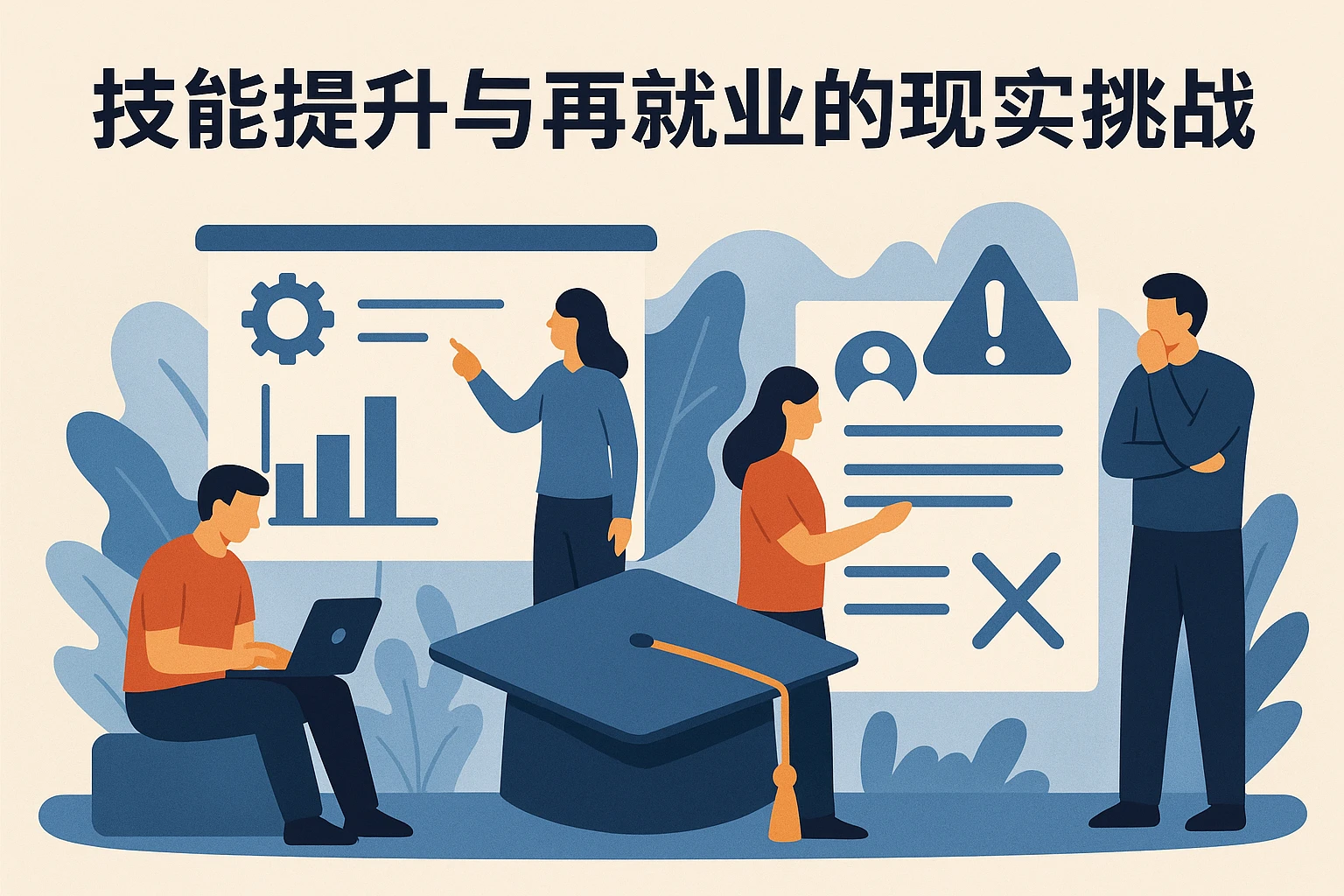 技能提升与再就业的现实挑战