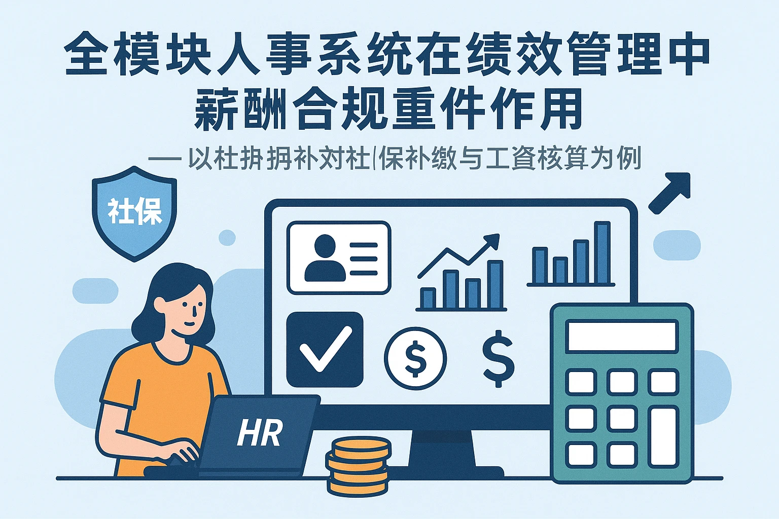 全模块人事系统在绩效管理与薪酬合规中的关键作用——以HR系统应对社保补缴与工资核算为例