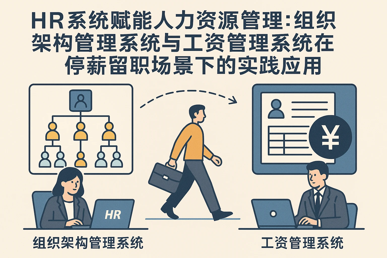 HR系统赋能人力资源管理：组织架构管理系统与工资管理系统在停薪留职场景下的实践应用
