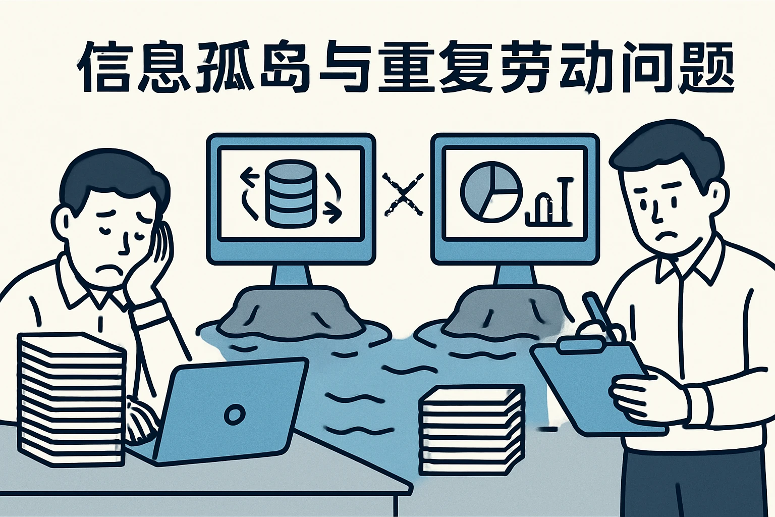 信息孤岛与重复劳动问题