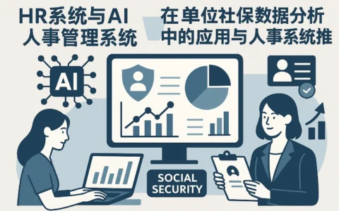 HR系统与AI人事管理系统在单位社保数据分析中的应用与人事系统推荐