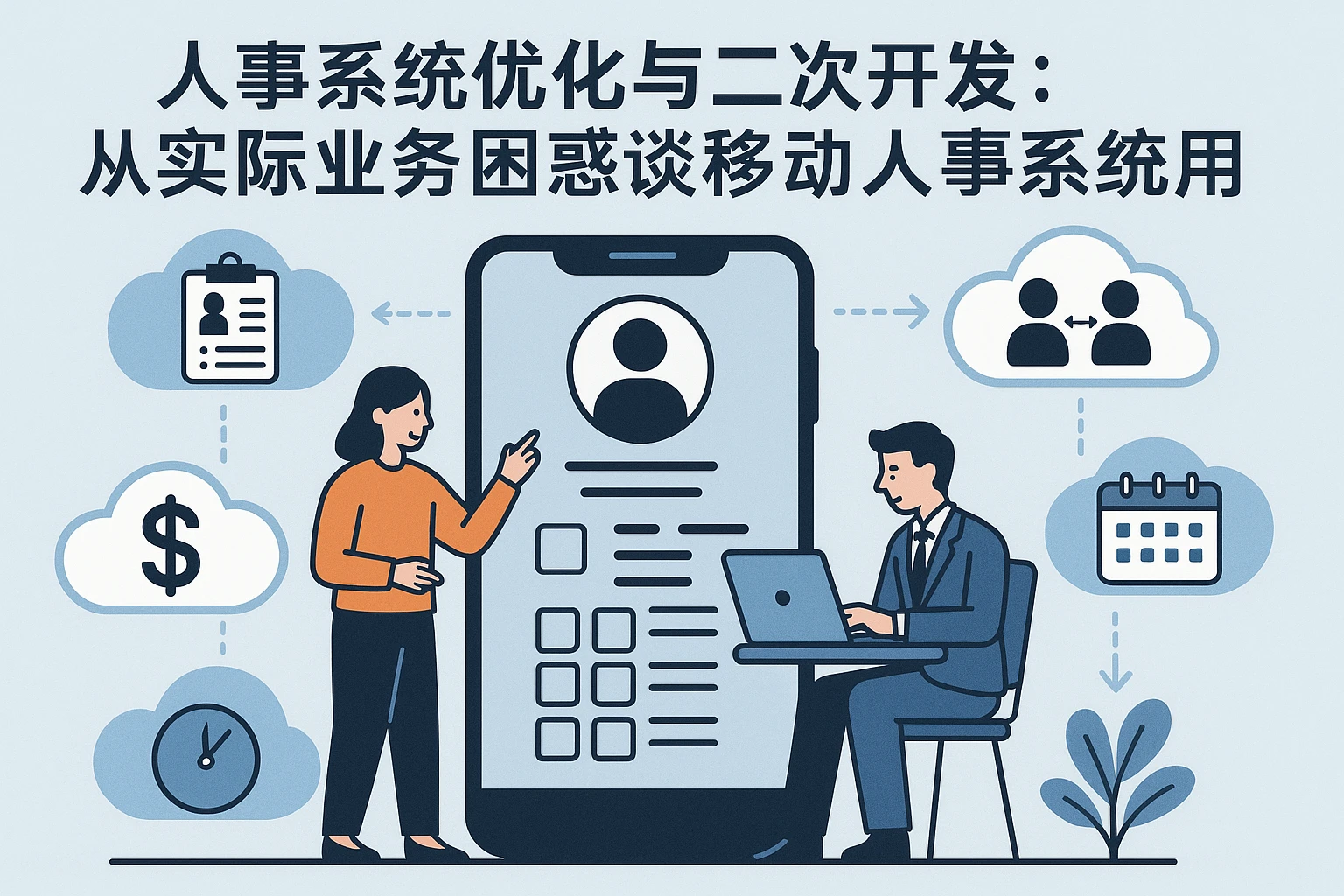 人事系统优化与二次开发：从实际业务困惑谈移动人事系统应用