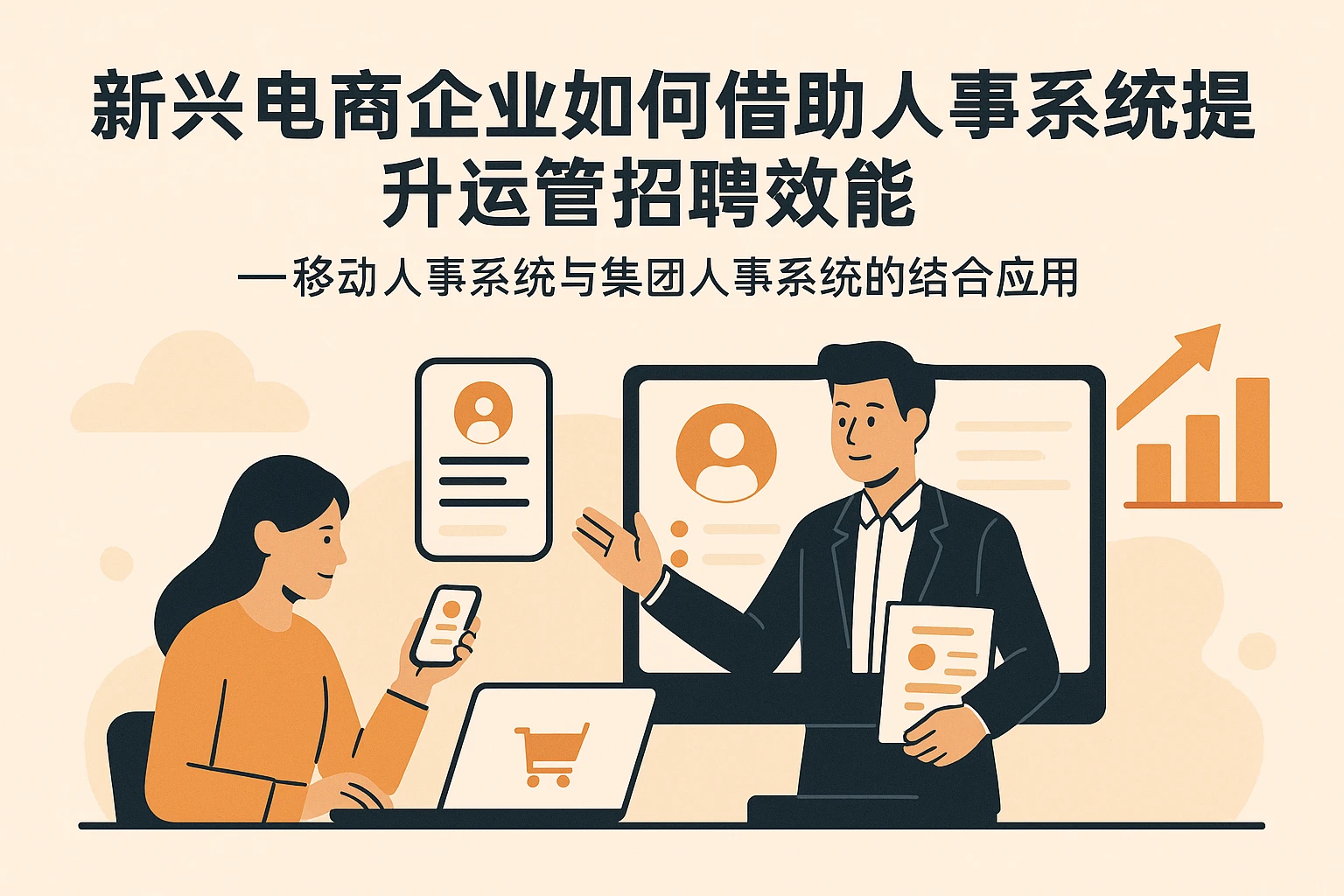 新兴电商企业如何借助人事系统提升运营招聘效能——移动人事系统与集团人事系统的结合应用