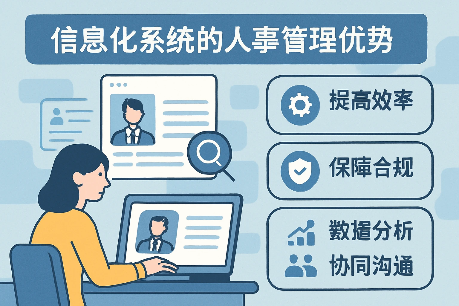 信息化系统的人事管理优势