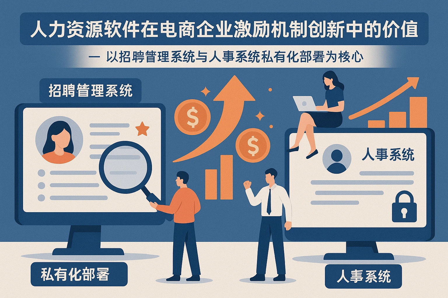 人力资源软件在电商企业激励机制创新中的价值 —— 以招聘管理系统与人事系统私有化部署为核心
