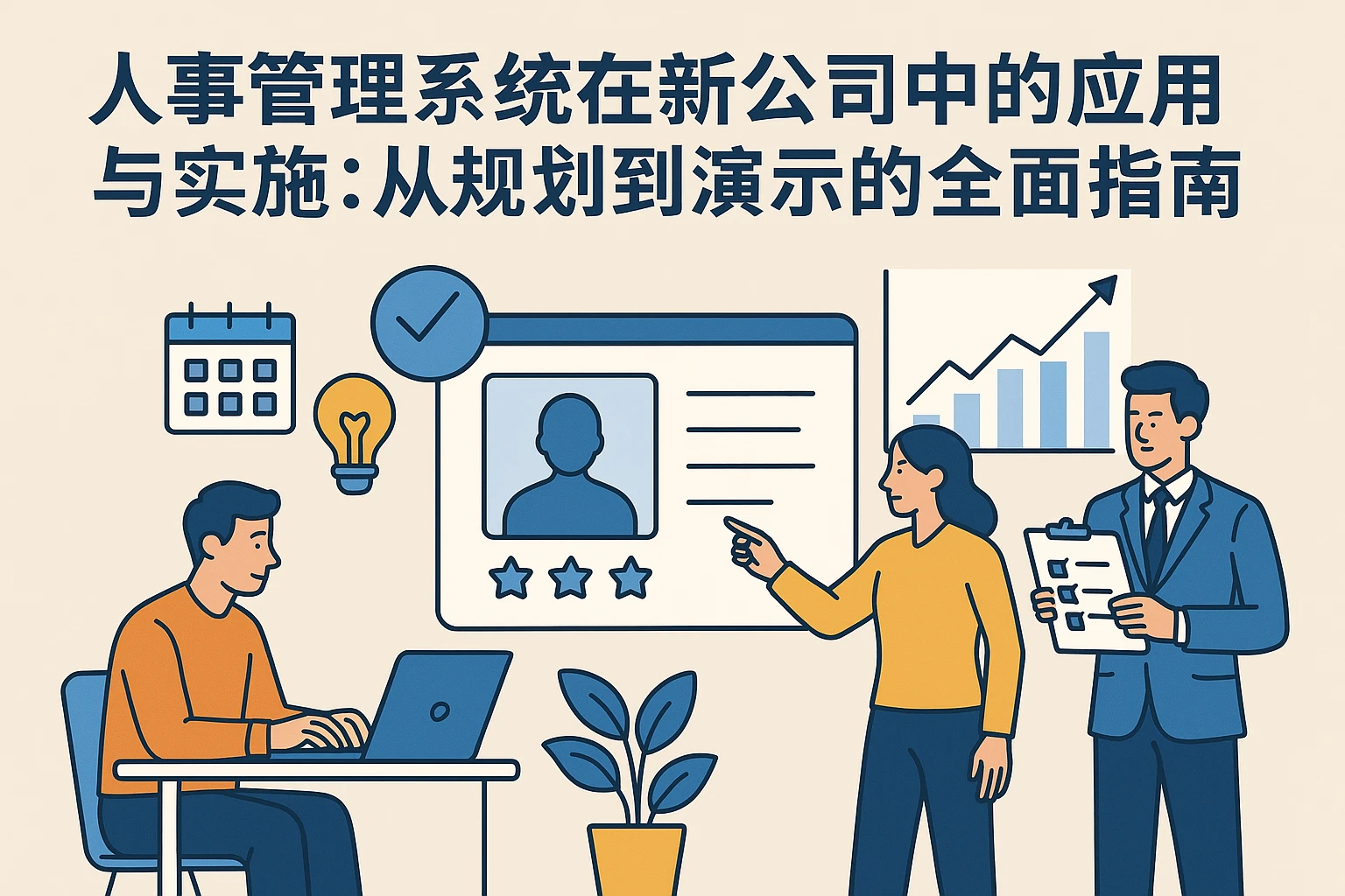 人事管理系统在新公司中的应用与实施：从规划到演示的全面指南