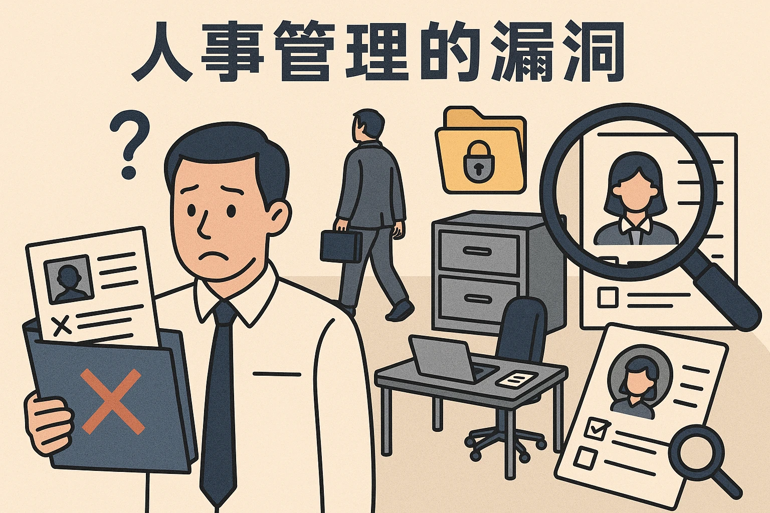 案例中的人事管理漏洞