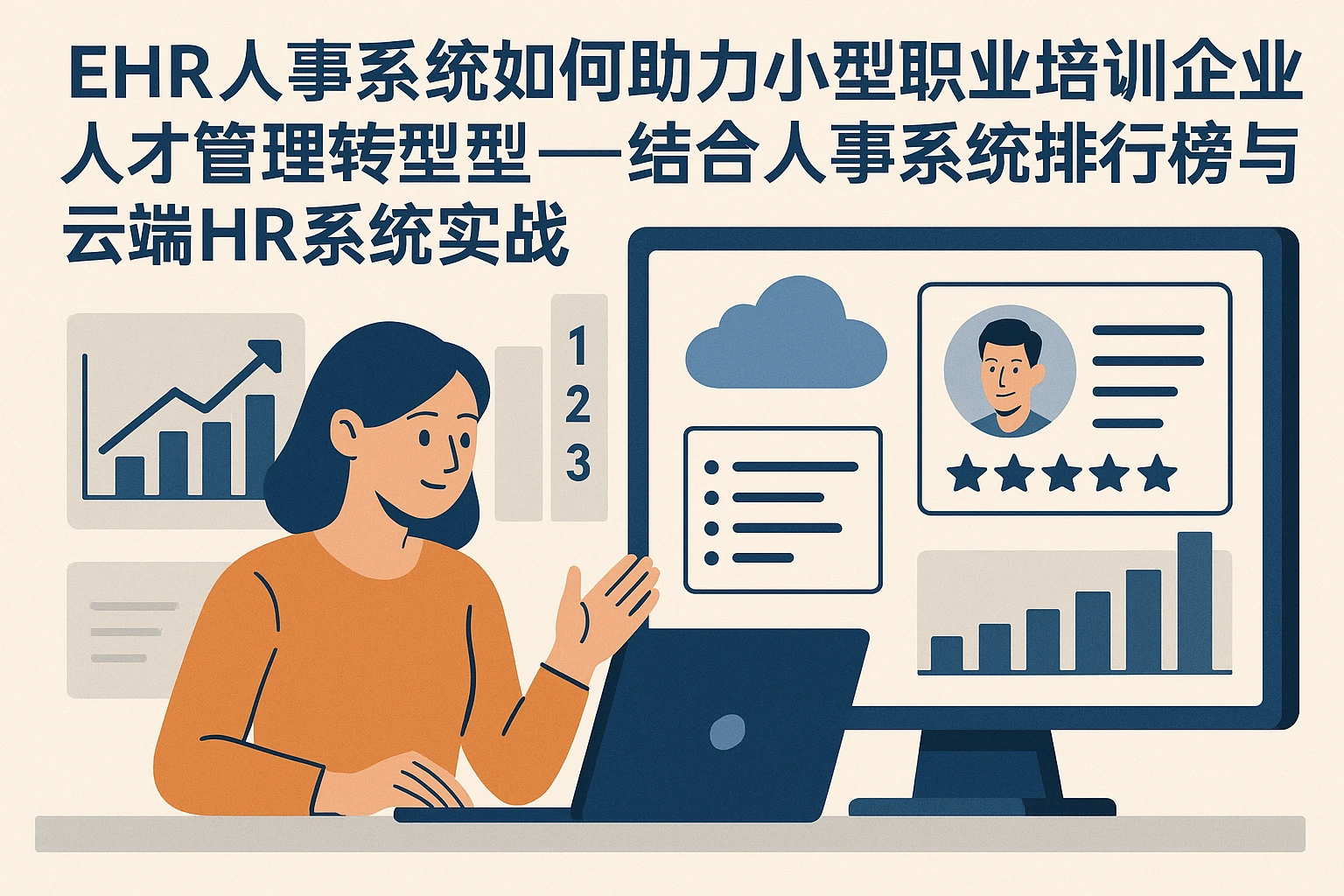 EHR人事系统如何助力小型职业培训企业人才管理转型——结合人事系统排行榜与云端HR系统实战