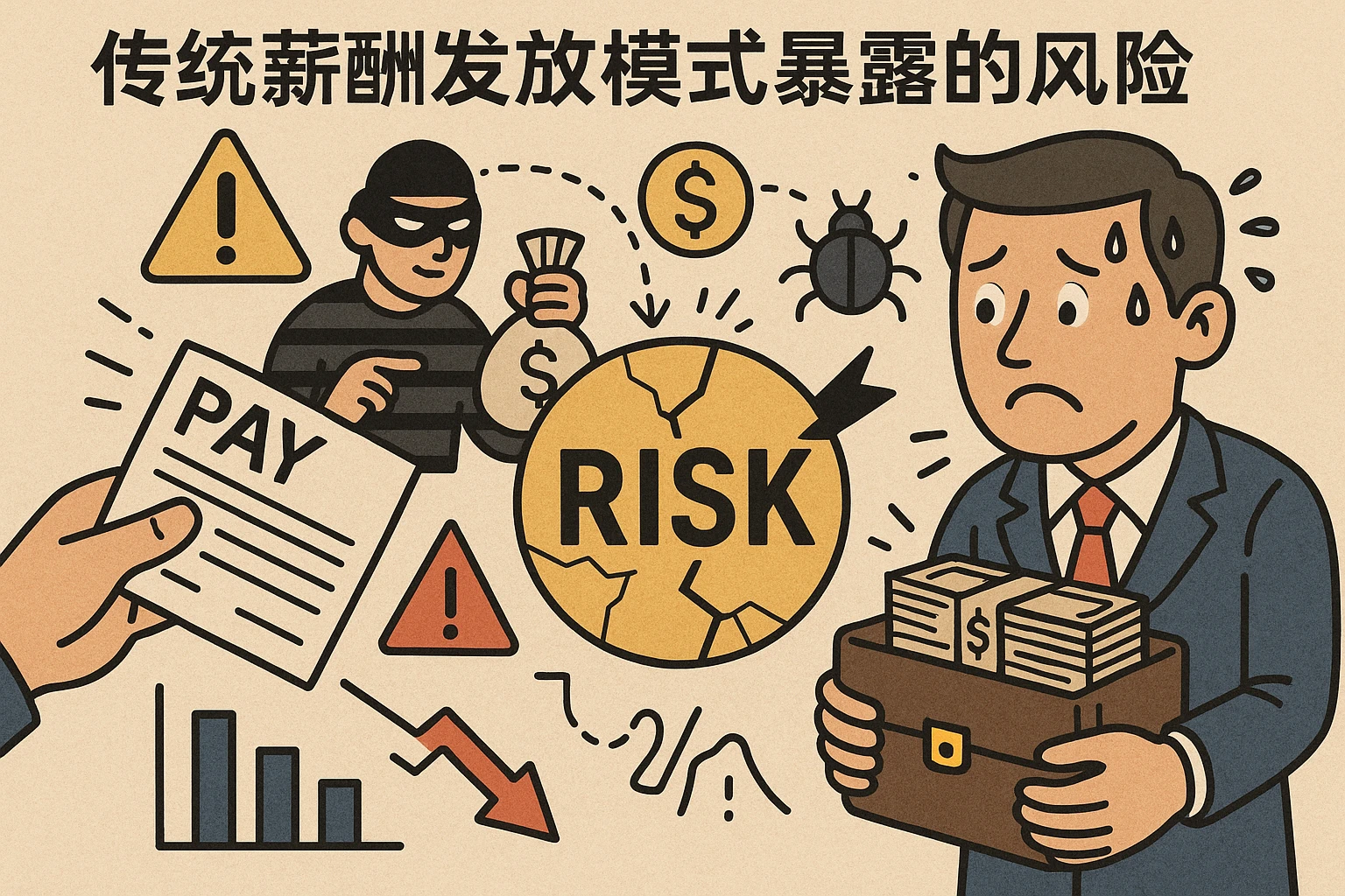 传统薪酬发放模式暴露的风险