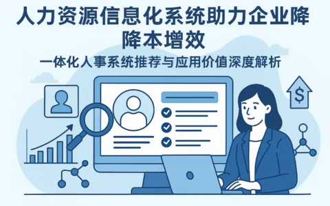 人力资源信息化系统助力企业降本增效：一体化人事系统推荐与应用价值深度解析