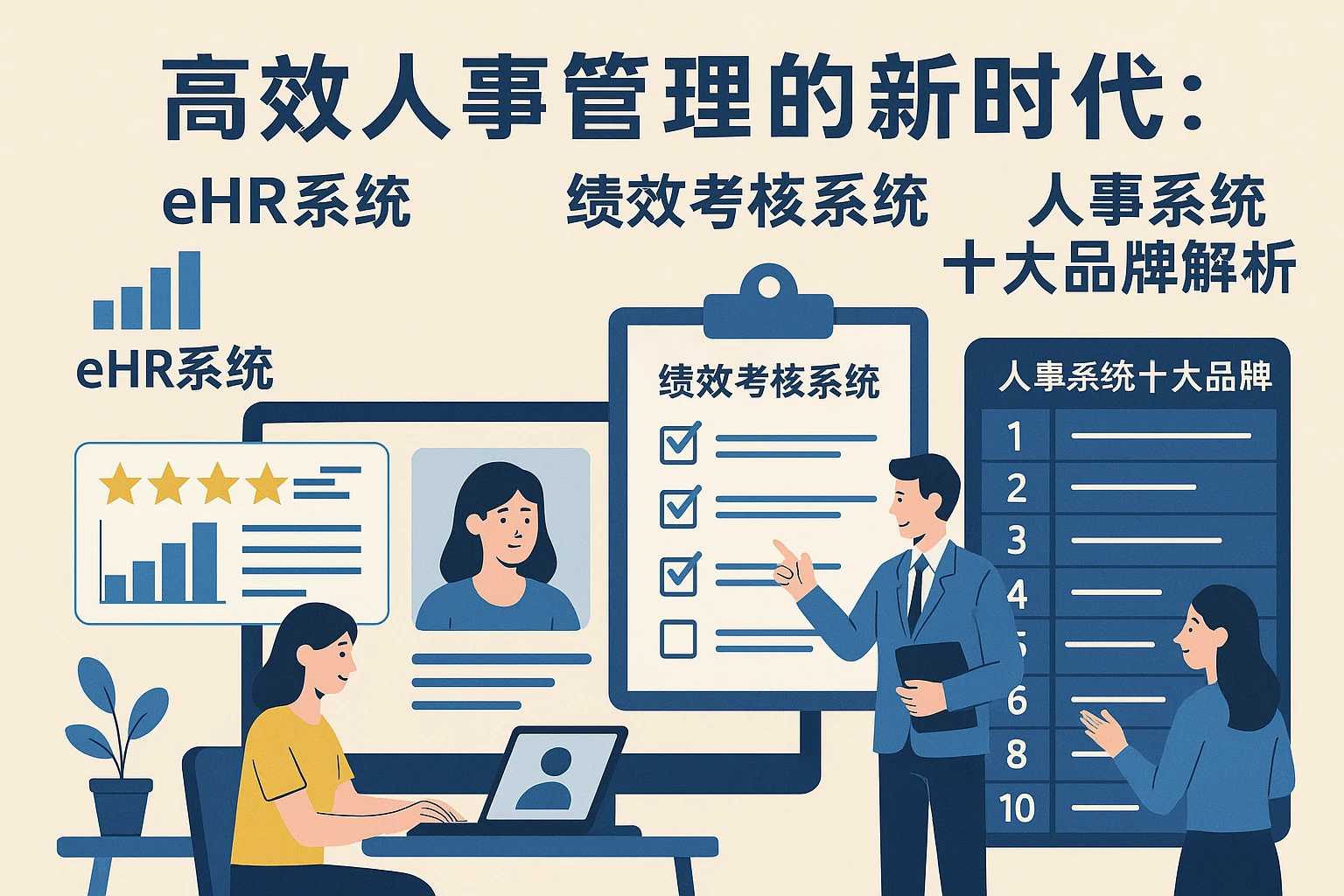 高效人事管理的新时代：eHR系统、绩效考核系统及人事系统十大品牌解析
