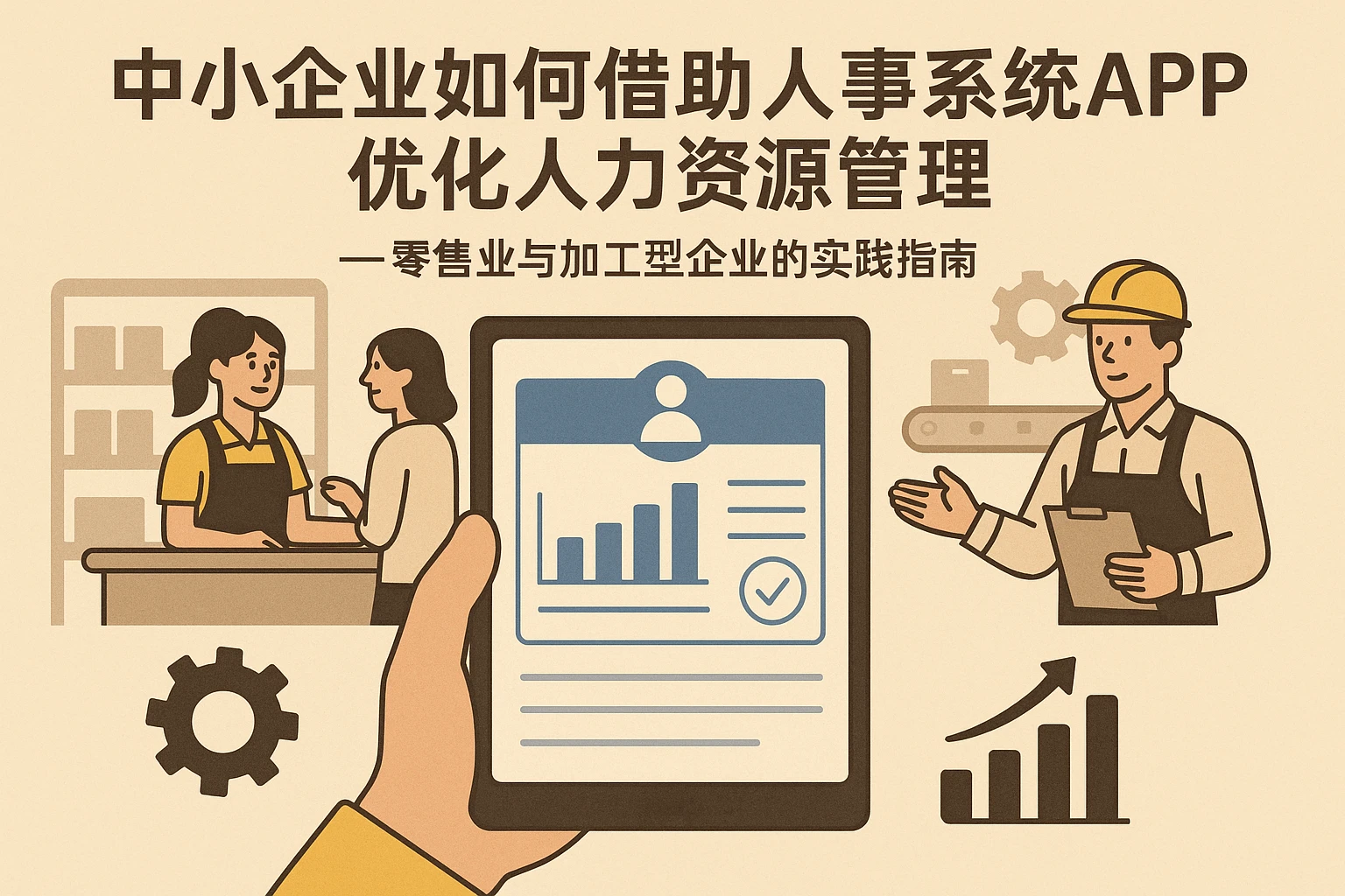 中小企业如何借助人事系统APP优化人力资源管理——零售业与加工型企业的实践指南