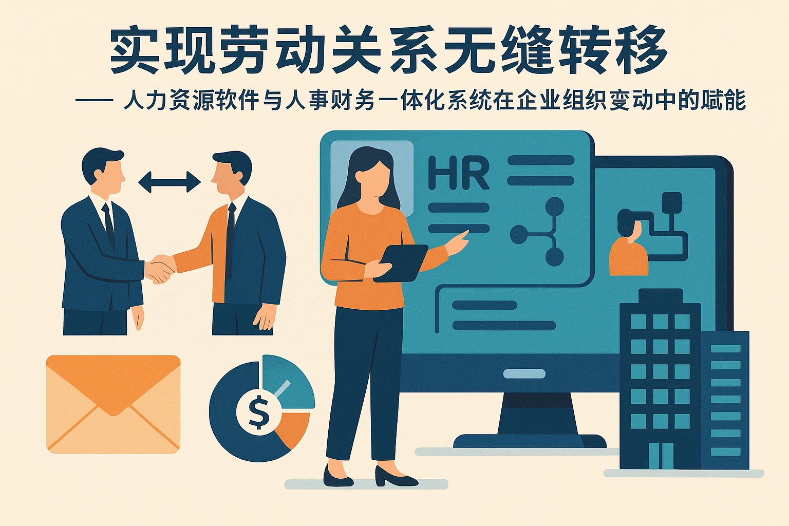 实现劳动关系无缝转移—人力资源软件与人事财务一体化系统在企业组织变动中的赋能