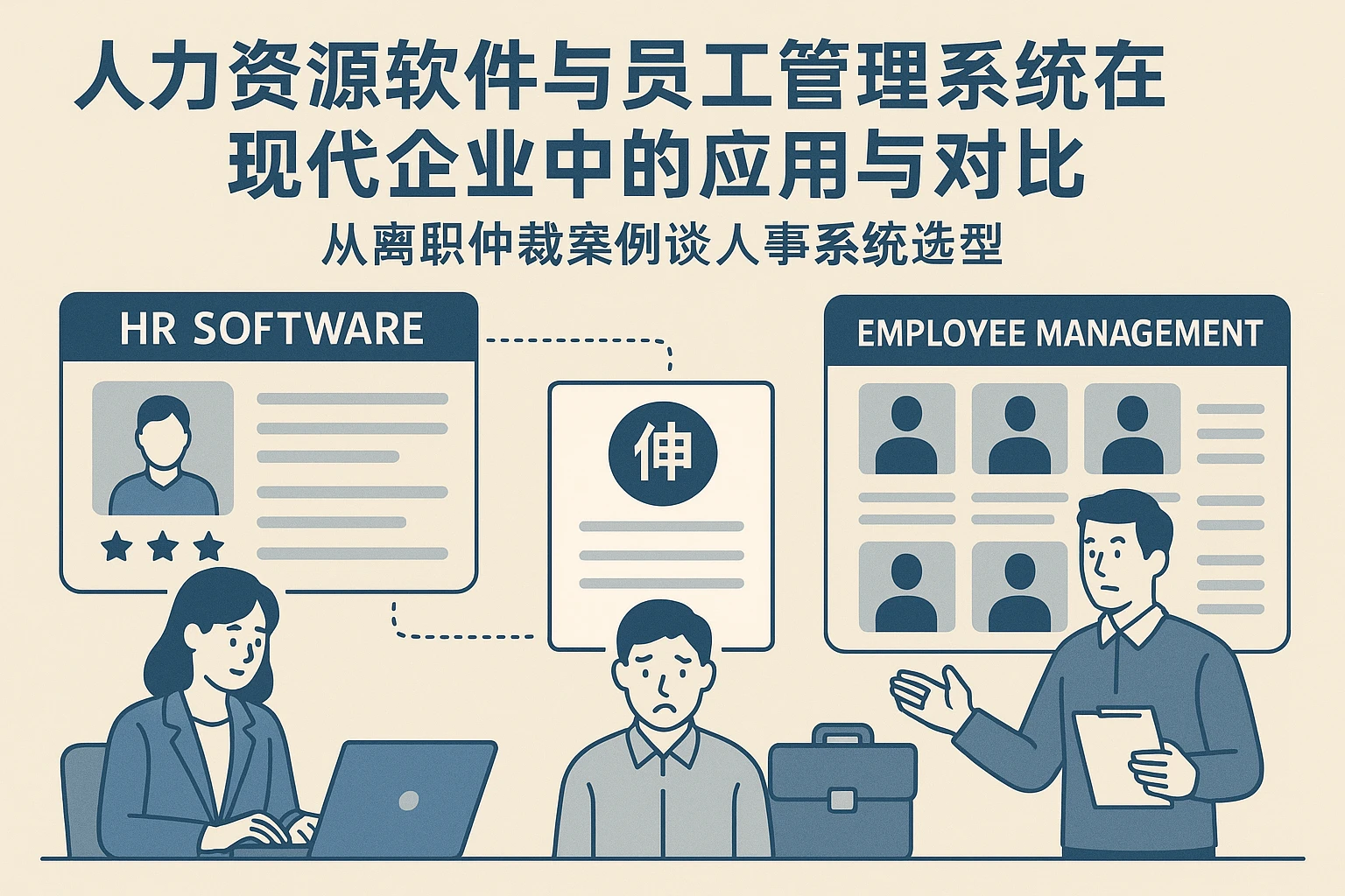 人力资源软件与员工管理系统在现代企业中的应用与对比——从离职仲裁案例谈人事系统选型