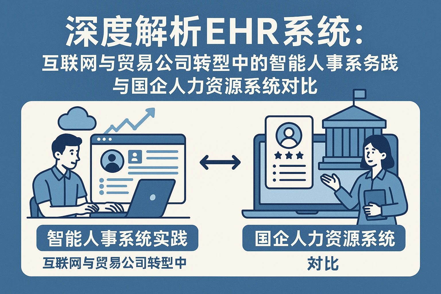 深度解析ehr系统：互联网与贸易公司转型中的智能人事系统实践与国企人力资源系统对比