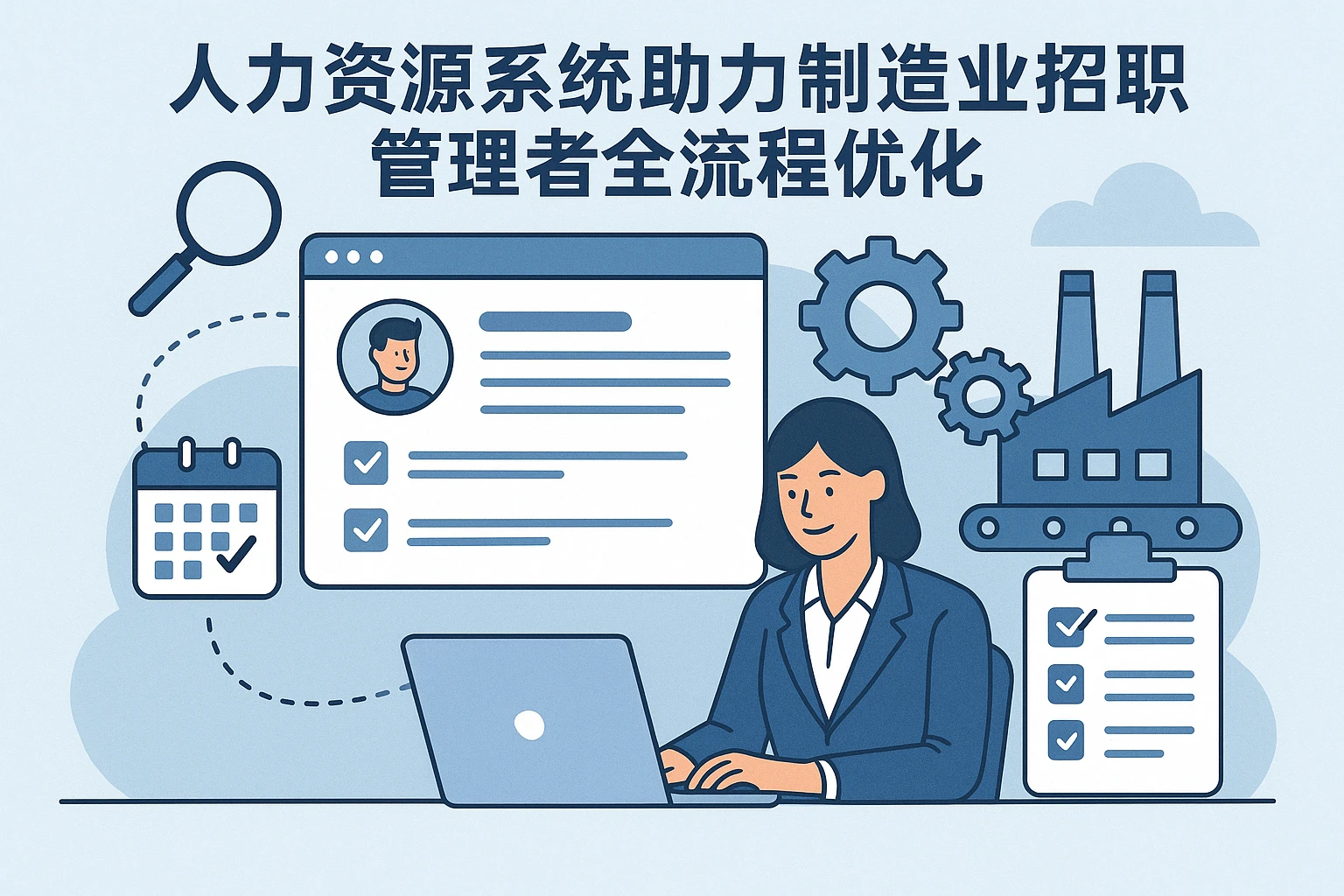 人力资源系统助力制造业招聘管理者全流程优化