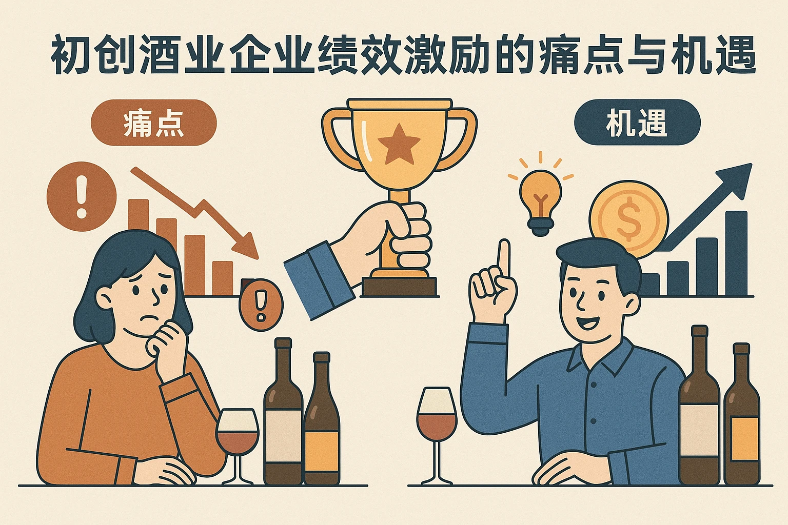 初创酒业企业绩效激励的痛点与机遇