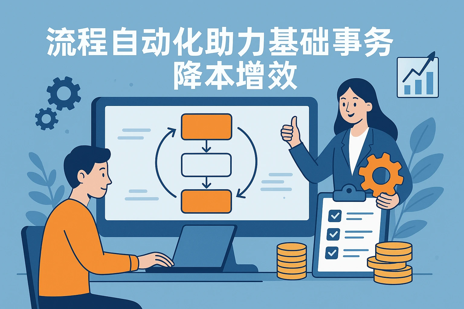 流程自动化助力基础事务降本增效