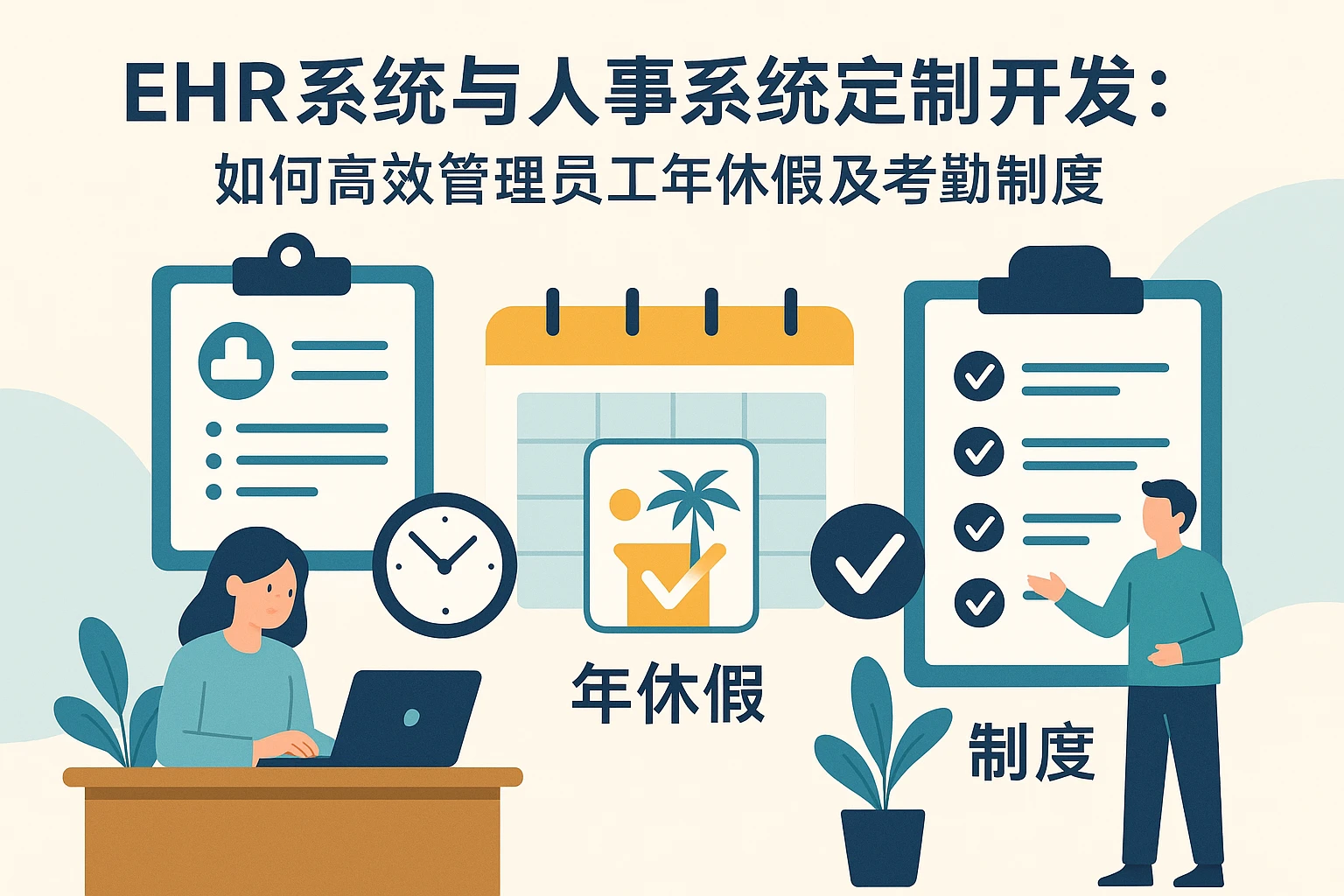 EHR系统与人事系统定制开发：如何高效管理员工年休假及考勤制度