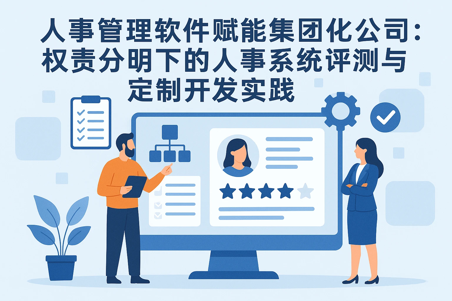 人事管理软件赋能集团化公司：权责分明下的人事系统评测与定制开发实践