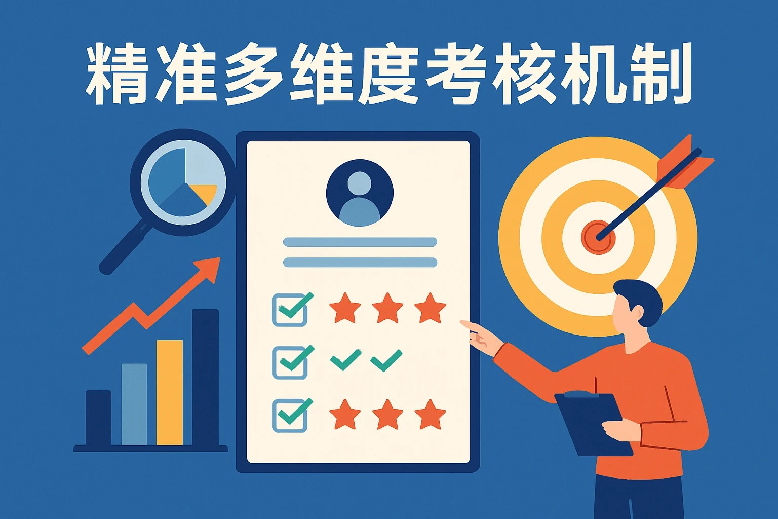 精准多维度考核机制